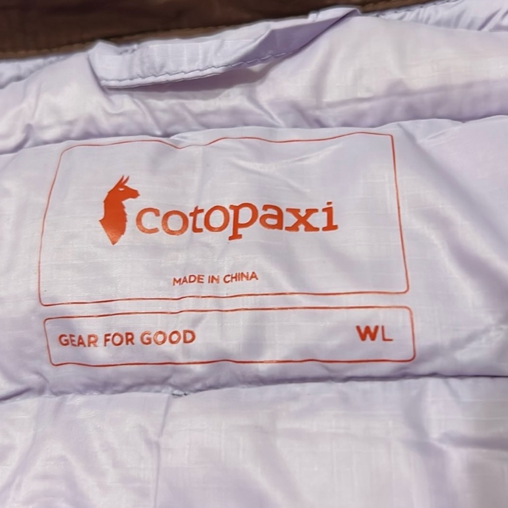COTOPAXI | Fuego 800 Fill Down Vest Women's L Chestnut & Spice - Picture 5 of 10